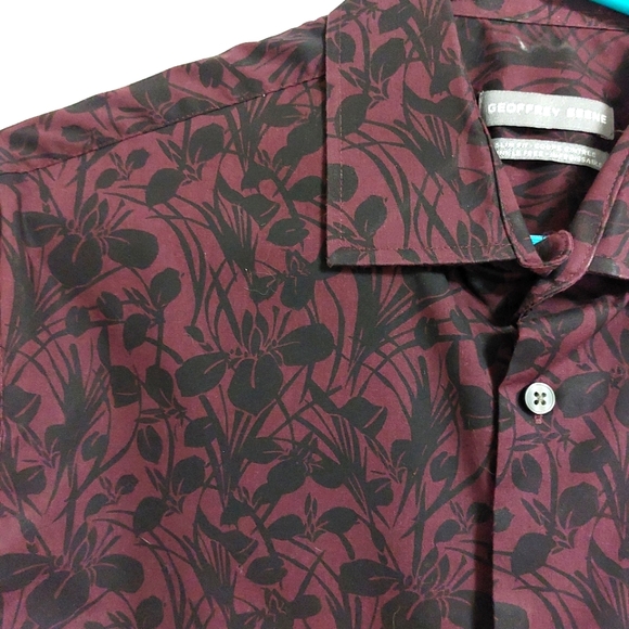 Slim fit 15 1/2, 32/33 purple dress shirt from Geoffrey Beene - Picture 2 of 2